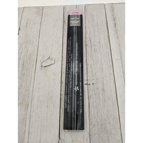 Vintage J&P Coats Flex Knit All Purpose Zipper 7" Primrose 72-A - Picture 4 of 4